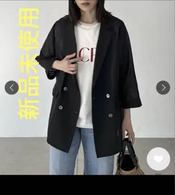 미사용 새상품 린넨 느낌의 시어 자켓