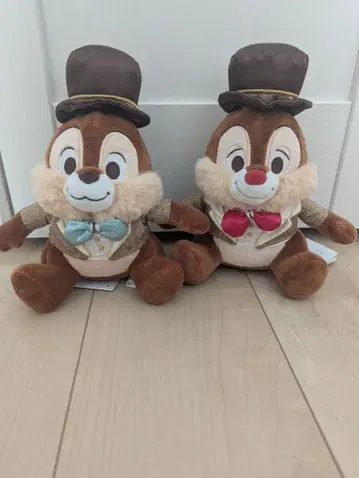 디즈니 스토어 25주년 칩과 데일 봉제 인형