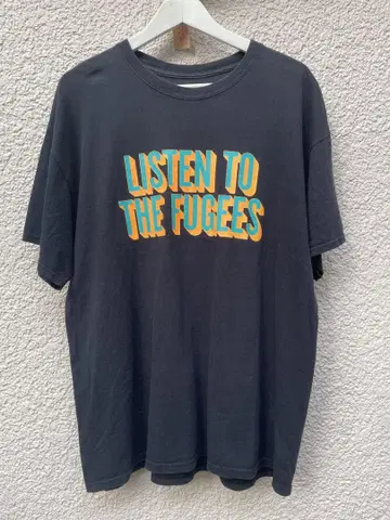 레어 Nexus7 LISTEN TO THE FUGEES 티셔츠 XL