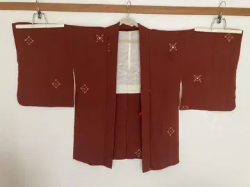 기모노 겉옷 크림슨 여성용 앤티크
