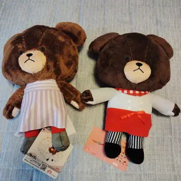 곰의 학교 봉제 인형 2종 세트