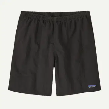 남성용 배기 롱 7인치 블랙