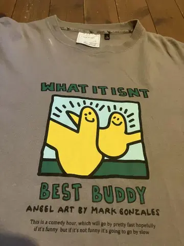 WHAT IT ISN'T BEST BUDDY 티셔츠 L 그레이