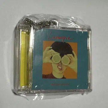 마카로니 연필 레몬 파이 CD풍 키링 마카엔