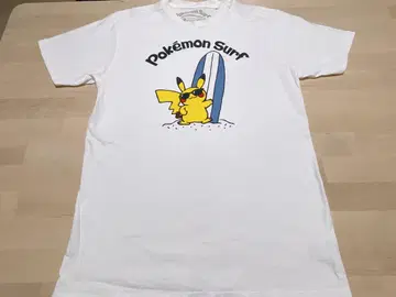 포켓몬 센터 한정판 서핑 피카츄 티셔츠 Pokemon Surf
