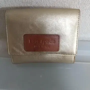 kate spade 골드 접이식 지갑