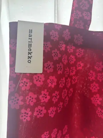 마리메코 플라워 패턴 토트백