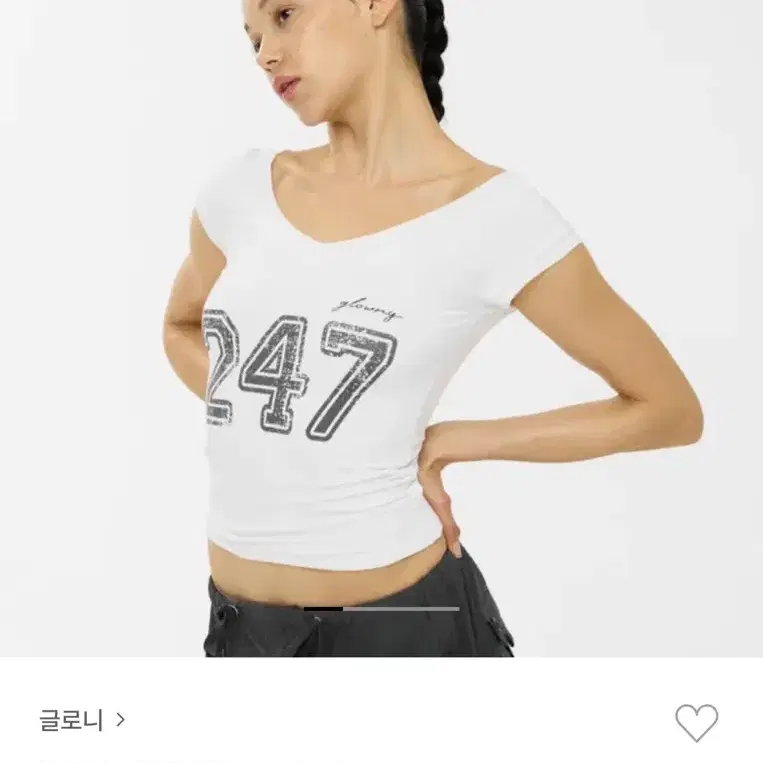 GLOWNY | 글로니 Glowny G Classic Rib Tee on Bunjang Global Site.