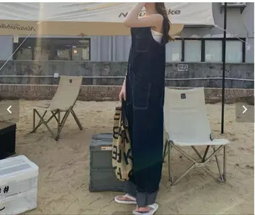 다크 블루 데님 살로펫