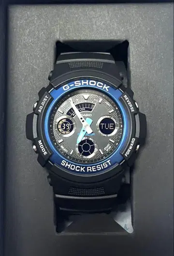 CASIO G-SHOCK 블랙/블루 미사용 새상품