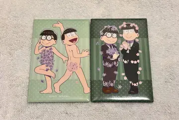 오소마츠 6쌍둥이 스퀘어 캔뱃지 옷 갈아입기 파라다이스