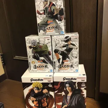 NARUTO 피규어 묶음 판매 조형 닌자 대전 그란디스타