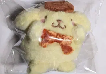 산리오 폼폼푸딩 뺨을 쪼끄륵 보아 봉제 인형 큐리 리본 마스코트