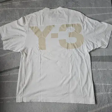 Y-3 오버 사이즈 백 로고 티셔츠