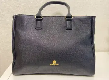 MARY QUANT 블랙 비즈니스 백