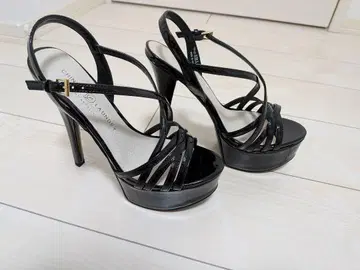 중화권 세탁 하이힐 펌프스 25cm 새상품