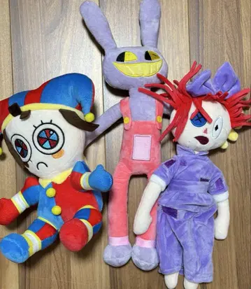 디지털 서커스 봉제 인형 3개