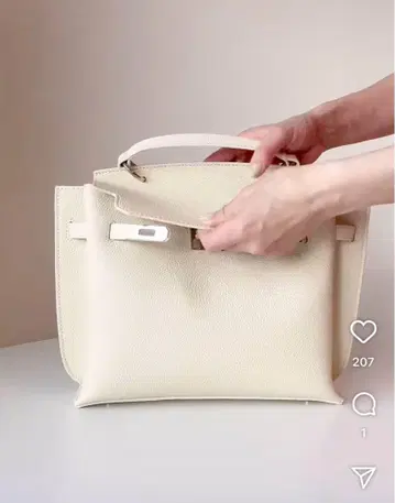 아이보리 데보네아 스몰 핸드백 so4store
