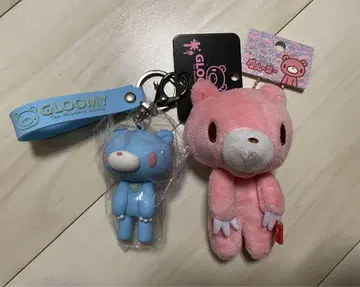 새상품 2개 세트 그루미 봉제 인형 마스코트 피규어 포함 키링