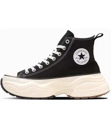 CONVERSE ALL STAR 블랙 하이컷 통굽 스니커즈