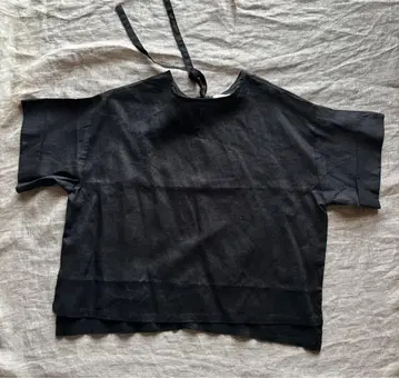 북유럽, 생활용품점 fog linen work 린넨 블라우스 블랙
