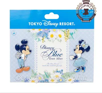 디즈니 Disney 블루 에버 애프터 핀 배지 미키 미니