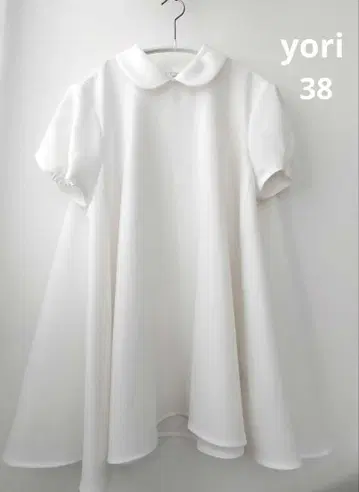 yori 요리 사라사라 카라 부착 블라우스 화이트 38