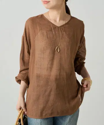 Loungedress 라운지 드레스 풀오버 상의 린넨 2WAY