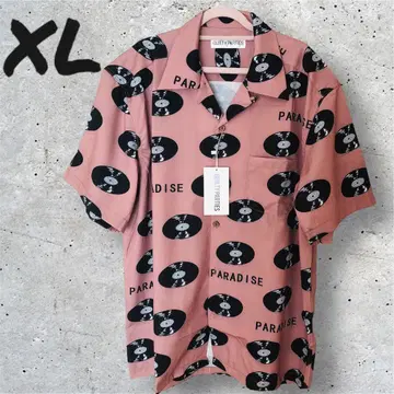 노브랜드 오픈 카라 셔츠 XL 사이즈 레코드 핑크 브라운