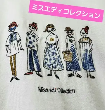 미스 에디 컬렉션 에디짱 티셔츠 자수 티셔츠