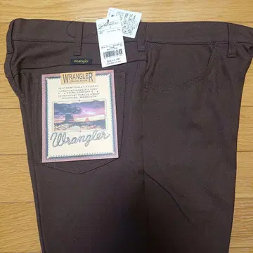 새상품 Wrangler 랭글러 런처 드레스 청바지 브라운 L