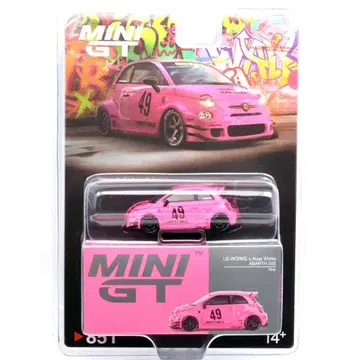 MINIGT LBWK ABARTH 595 핑크 49