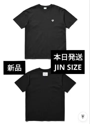 RUNSEOKJIN in JAPAN 티셔츠 블랙 진 사이즈