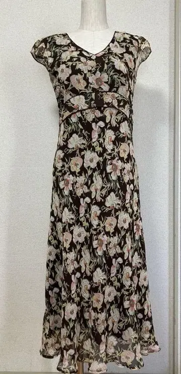 Laura Ashley 로라 애슐리 꽃무늬 셔츠 원피스 7호 S