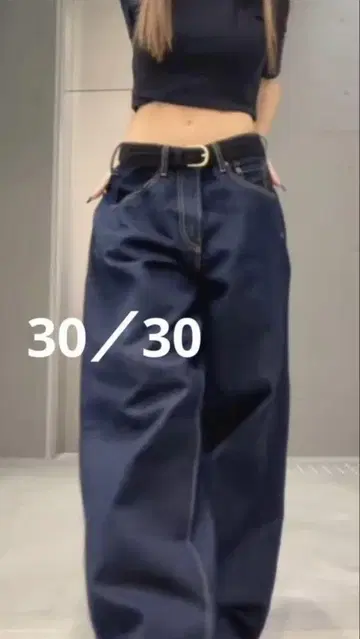 GAP 30/30 슈퍼 배기 데님 다크 린스 인기 상품