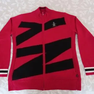 Munsingwear 빨검 스트라이프 자켓 LL