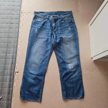 투모로우랜드 맥피 데미지 데님 팬츠 40
