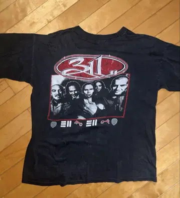 311 밴딩 티셔츠 블랙 귀중한 XL80's90's