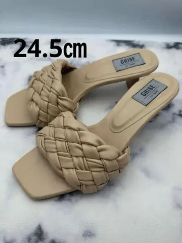 LE TALON GRISE 베이지 샌들 L 사이즈