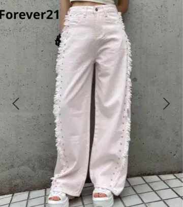 Forever21 브릿지 스터드 데님 팬츠