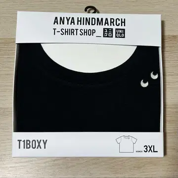 유니클로 안야 힌드마치 박스 티셔츠 3XL