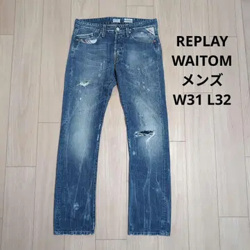 REPLAY WAITOM 레귤러 슬림 남성용 W31 L32