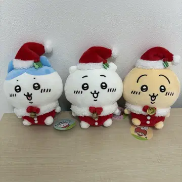 치이카와 산타입니다! 봉제 인형 S 치이카와, 하치와레, 토끼 세트