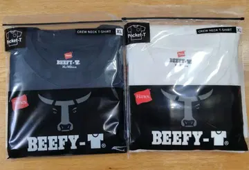 헤인즈 비피 티셔츠 포켓 부착 반팔 화이트 블랙 포켓 부착 2장