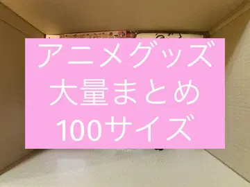 애니메이션 굿즈 비장르 잡화 대량 묶음 판매 100 사이즈 세트