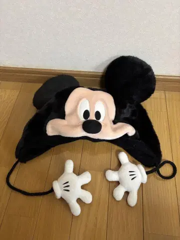 미키 마우스 플리스 모자