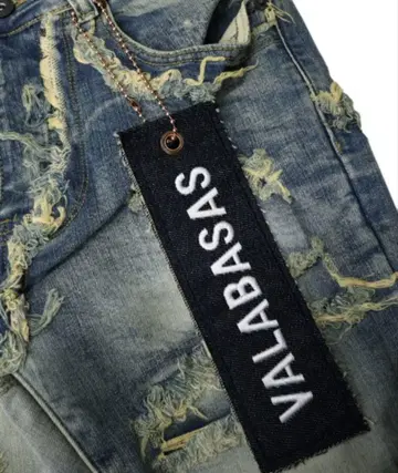VALABASAS 데미지 가공 데님 팬츠