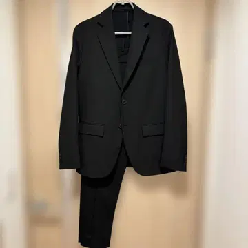 글로벌 워크 어반 자켓 슬랙스 셋업 블랙 XS