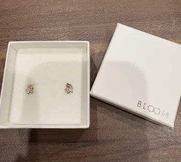 BLOOM 별 모양 귀걸이 로즈 골드