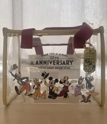 도쿄 디즈니 리조트점 25주년 비닐 백 참 포함